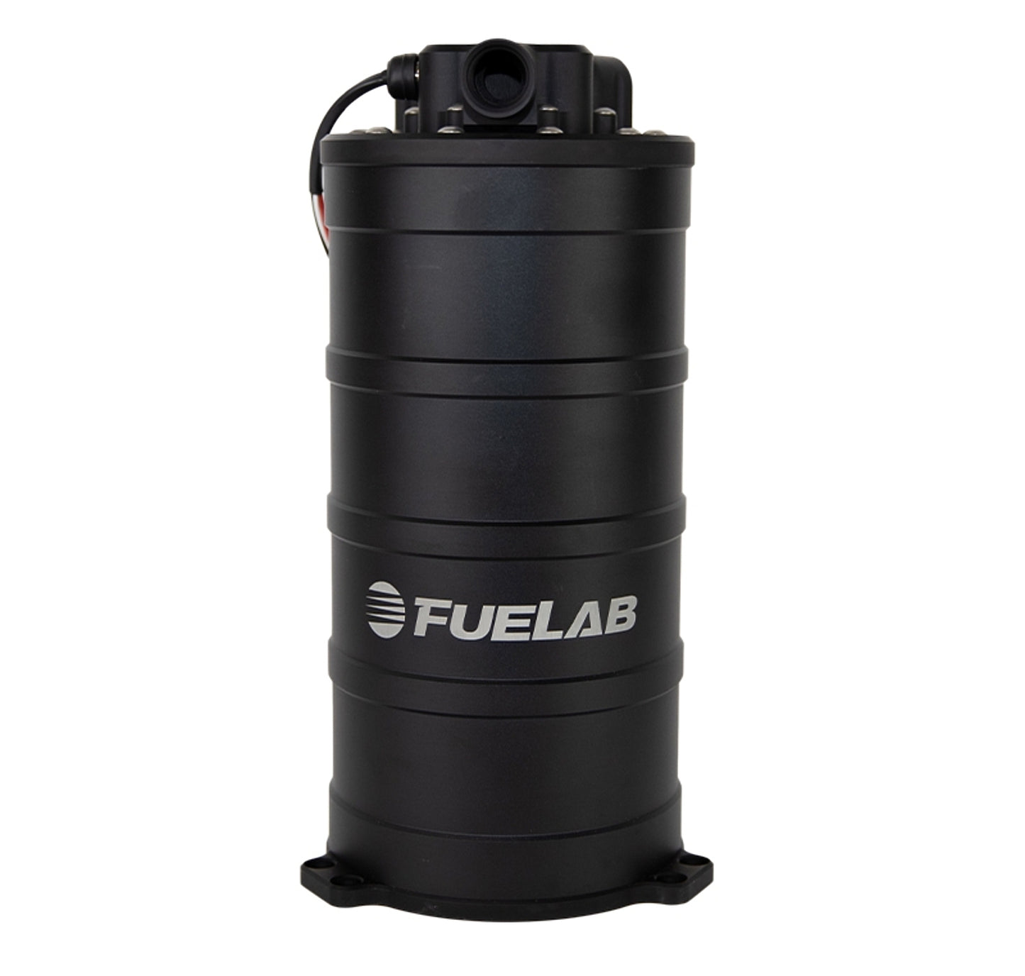 Surge Tank - 2.7 L - 350 lph Twin Screw DC Brushless Fuel Pump Included - Aluminum - Black Anodized - Each