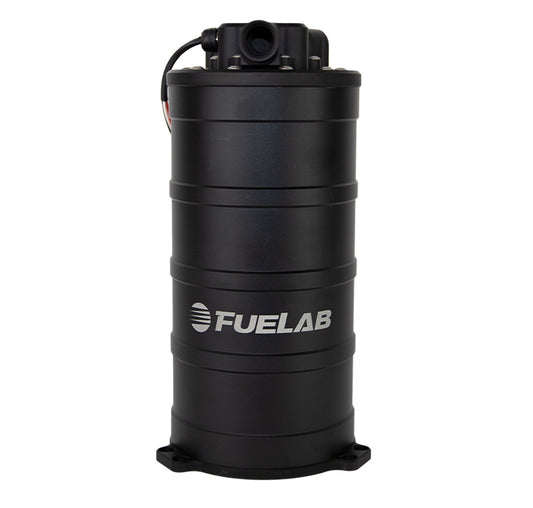 Surge Tank - 2.7 L - 350 lph Twin Screw DC Brushless Fuel Pump Included - Aluminum - Black Anodized - Each