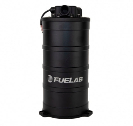 Surge Tank - 2.7 L - 1500 lph Twin Screw DC Brushless Fuel Pump Included - Aluminum - Black Anodized - Each