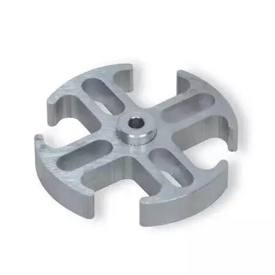 Fan Spacer - 0.094 in Thick - Hardware Included - Aluminum - Natural - Universal - Each