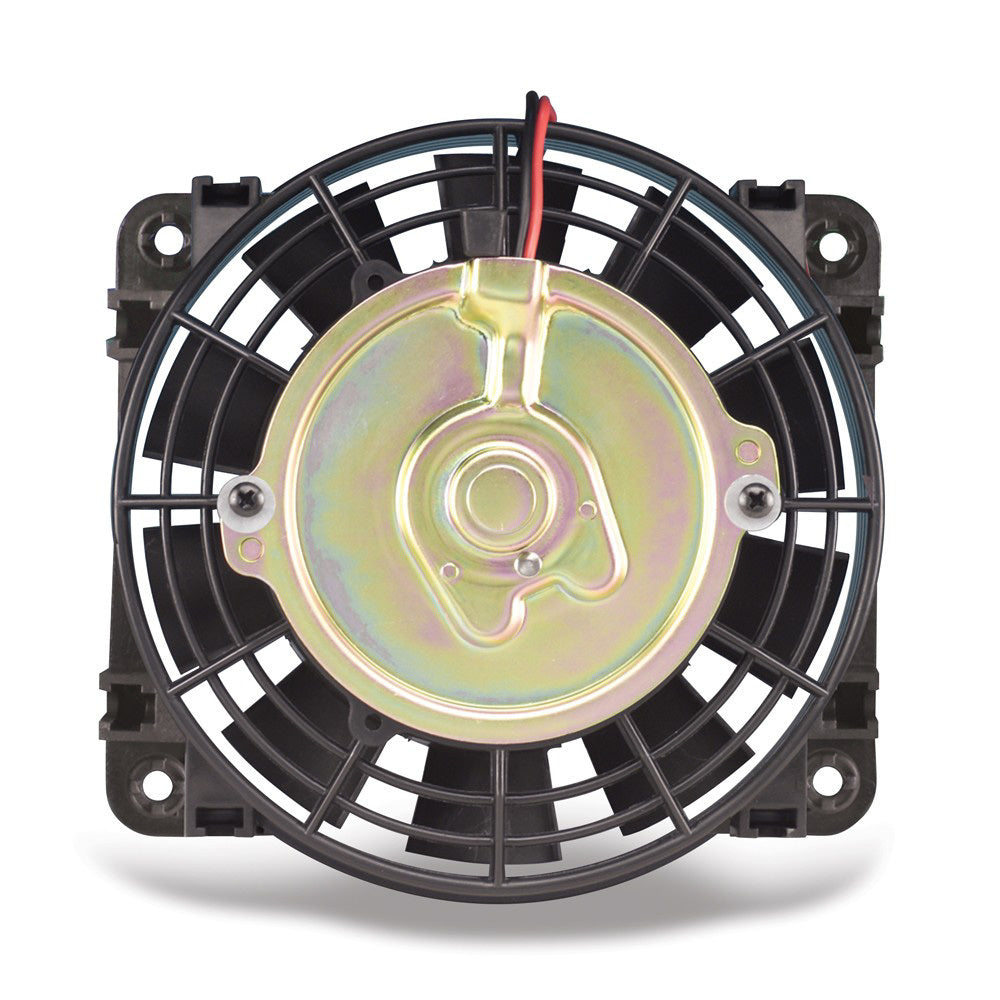 Electric Cooling Fan - Trimline - 10 in Fan - Push / Pull - 800 CFM - 12V - Paddle Blade - 11-1/4 x 10-3/4 in - 2-1/4 in Thick - Plastic - Each