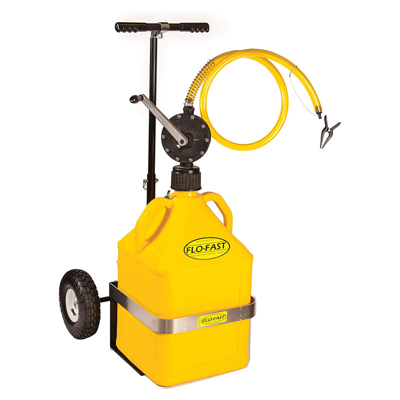 Transfer Pump - Pro-Model - Manual - Hand Crank - Plastic - Yellow - 15 gal Jugs - Kit