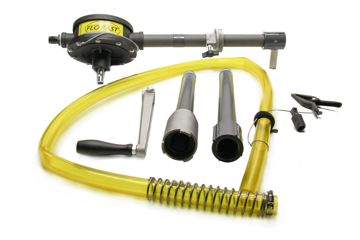 Transfer Pump - Pro Model - Manual - Hand Crank - Filter Included - Plastic - Yellow / Black - 55 gal Drums - Kit