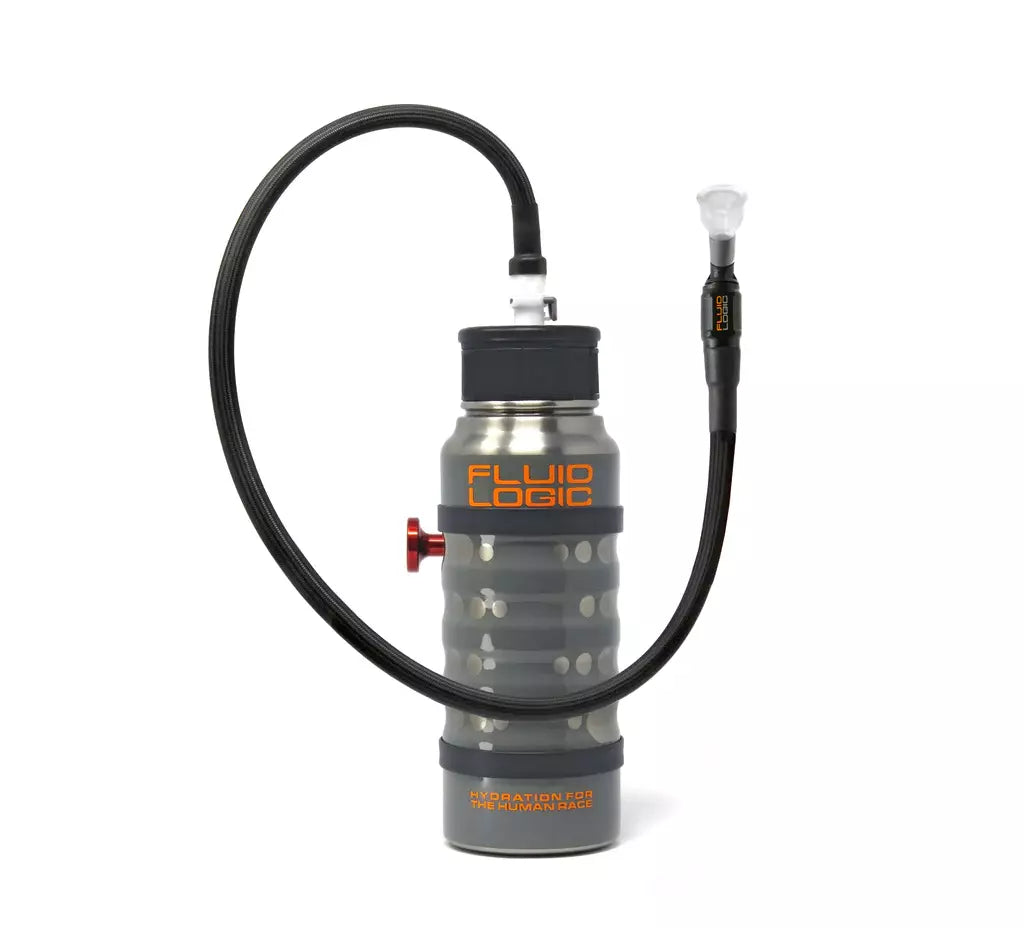 Drink Bottle - 32 oz - Bite Valve / Bracket - Fluid line - Stainless - Kit