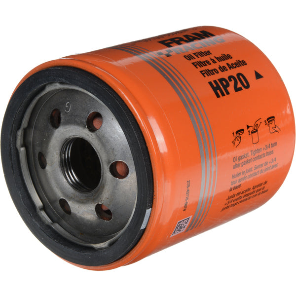 Oil Filter - HP - 3.410 in Tall - 13/16-16 in Thread - Steel - Orange Paint - Various Applications - Each