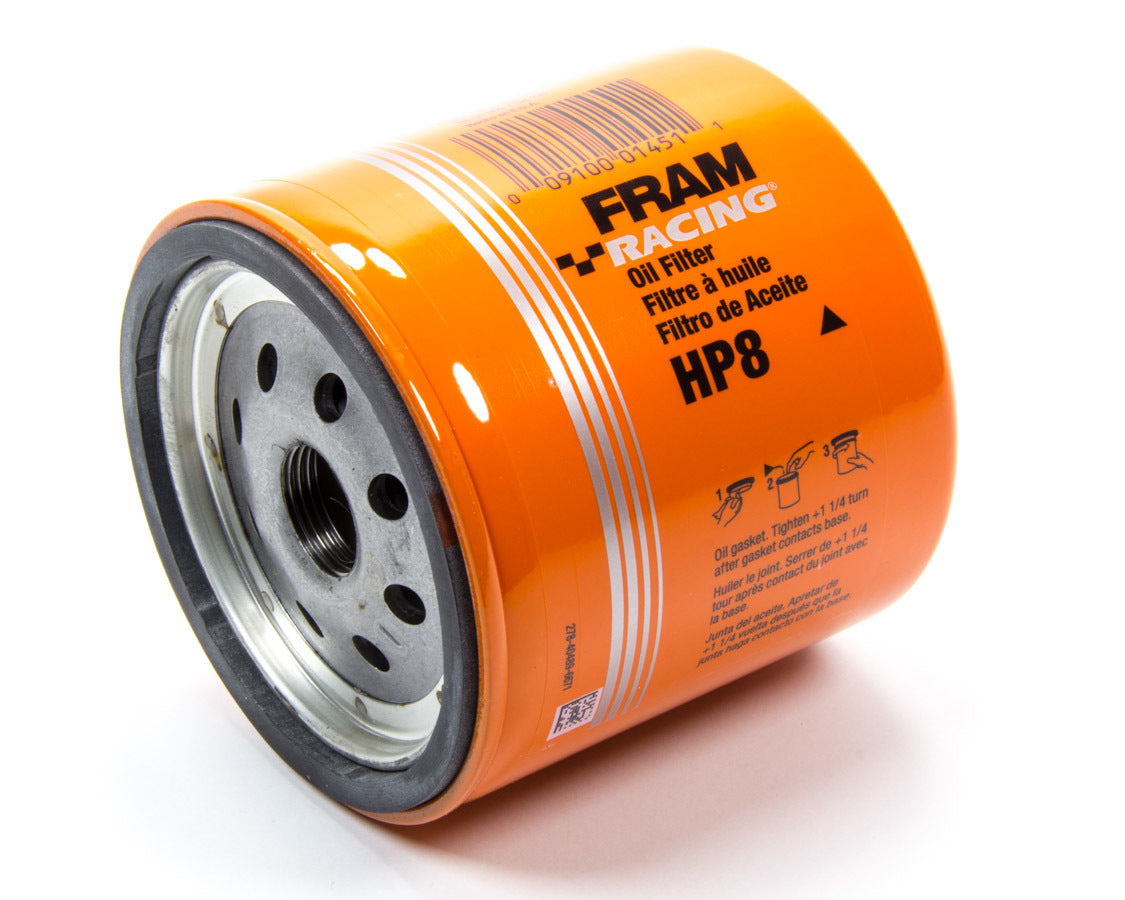 Oil Filter - HP - Canister - Screw-On - 4 in Tall - 13/16-16 in Thread - Steel - Orange Paint - GM - Each