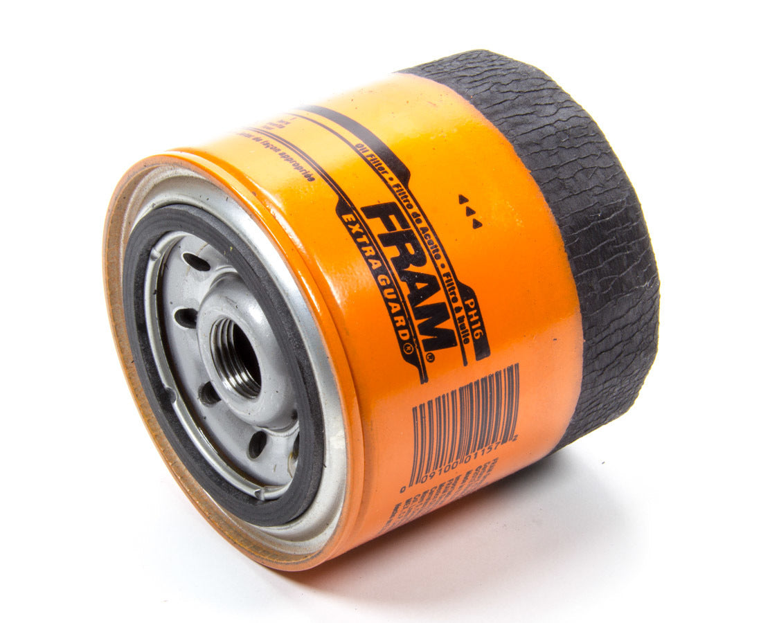 Oil Filter - Extra Guard - Canister - Screw-On - 6.688 in Tall - 3/4-16 in Thread - Steel - Orange Paint - Various Applications - Each