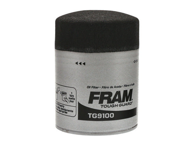 Oil Filter - Tough Guard - Canister - Screw-On - 5.125 in Tall - 13/16-16 in Thread - Steel - Silver Paint - GM - Each