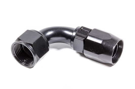 Fitting - Hose End - 3000 Series - 90 Degree - 16 AN Hose to 16 AN Female - Swivel - Aluminum - Black Anodized - Each