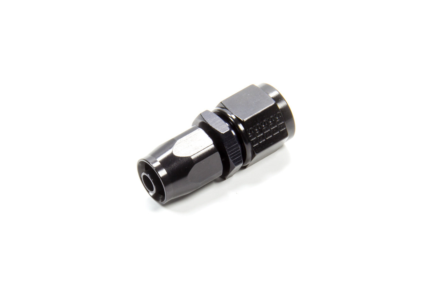 Fitting - Hose End - 2000 Series Pro-Flow - Straight - 6 AN Hose to 8 AN Female - Aluminum - Black Anodized - Each