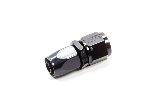 Fitting - Hose End - 2000 Series Pro-Flow - Straight - 8 AN Hose to 10 AN Female - Aluminum - Black Anodized - Each