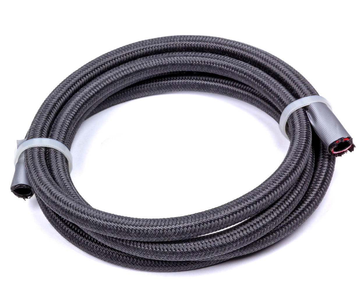 Hose - Race-Rite - 4 AN - 10 ft - Braided Fire Retardant Fabric / PTFE - Black - Each