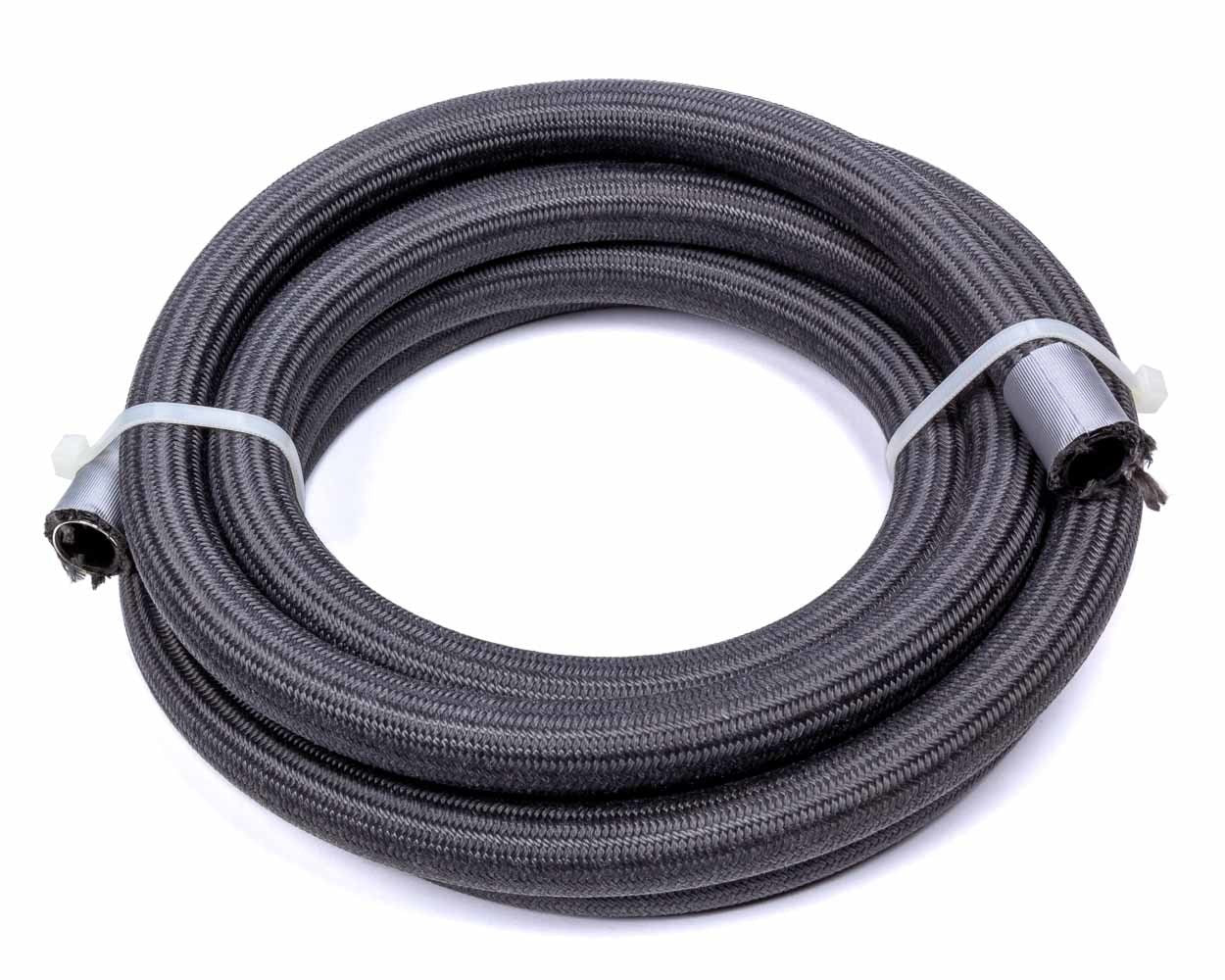 Hose - Race-Rite Pro - 8 AN - 3 ft - Wire Reinforced - Braided Fire Retardant Fabric / PTFE - Black - Each