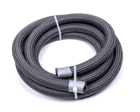 Hose - Race-Rite Pro - 10 AN - 10 ft - Braided Fire Retardant Fabric - Wire Reinforced - PTFE - Black - Each