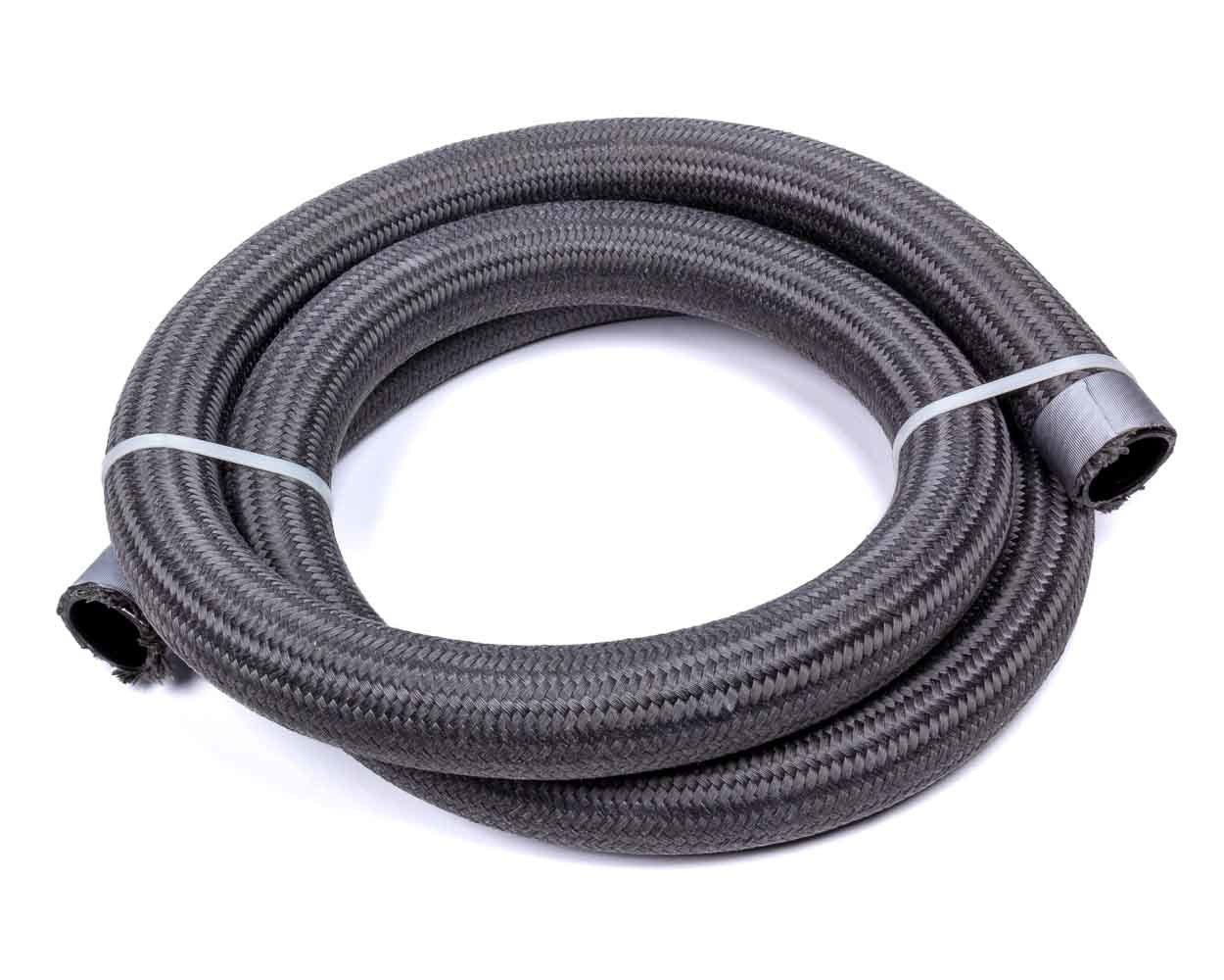 Hose - Race-Rite Pro - 16 AN - 20 ft - Wire Reinforced - Braided Fire Retardant Fabric / PTFE - Black - Each