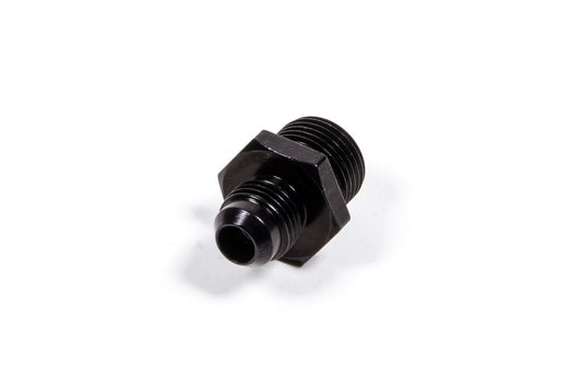 Fitting - Adapter - Straight - 18 mm x 1.50 Male to 6 AN Male - Aluminum - Black Anodized - Each