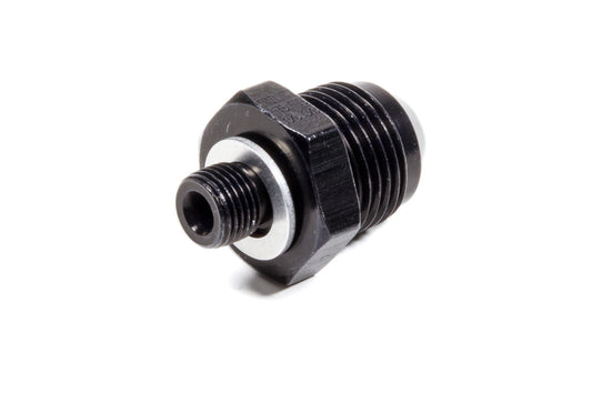 Fitting - Adapter - Straight - 8 AN Male to 10 mm x 1.00 Male - Aluminum - Black Anodized - Each