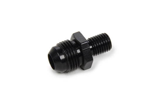 Fitting - Adapter - Straight - 8 AN Male to 12mm x 1.50 Male - Aluminum - Black Anodized - Each