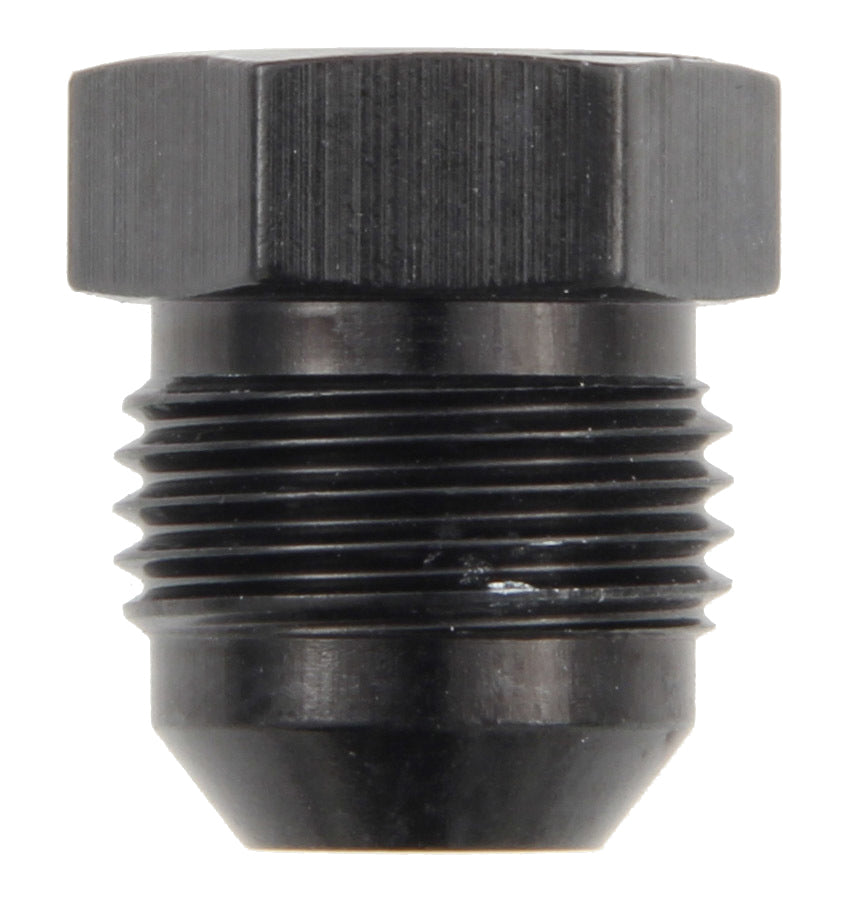 Fitting - Plug - 3 AN - Hex Head - Aluminum - Black Anodized - Each