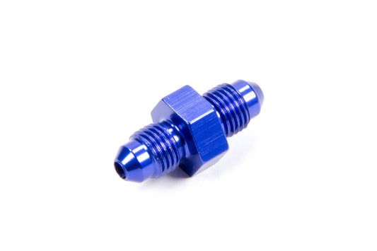Fitting - Adapter - Straight - 3 AN Male to 3 AN Male - Aluminum - Blue Anodized - Each