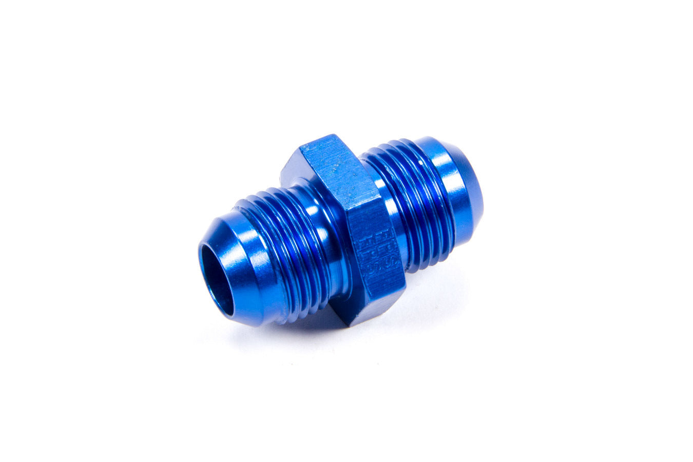 Fitting - Adapter - Straight - 10 AN Male to 10 AN Male - Aluminum - Blue Anodized - Each