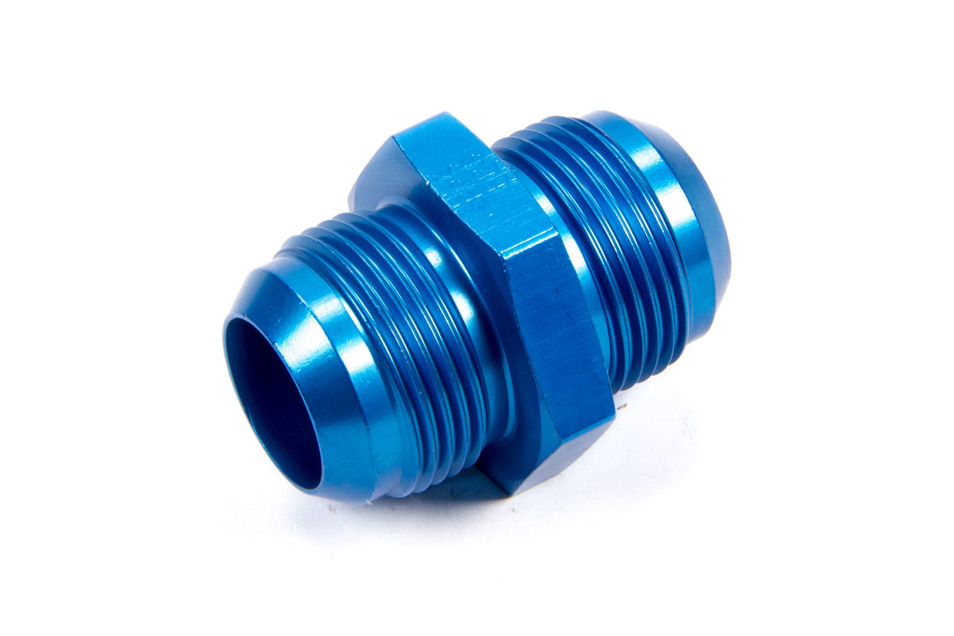Fitting - Adapter - Straight - 16 AN Male to 16 AN Male - Aluminum - Blue Anodized - Each