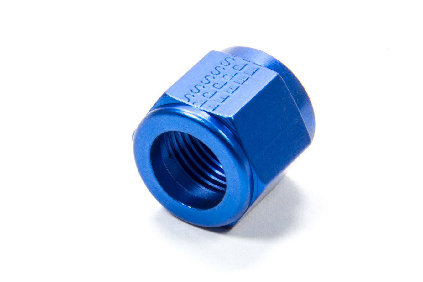 Fitting - Tube Nut - 8 AN - 1/2 in Tube - Aluminum - Blue Anodized - Each