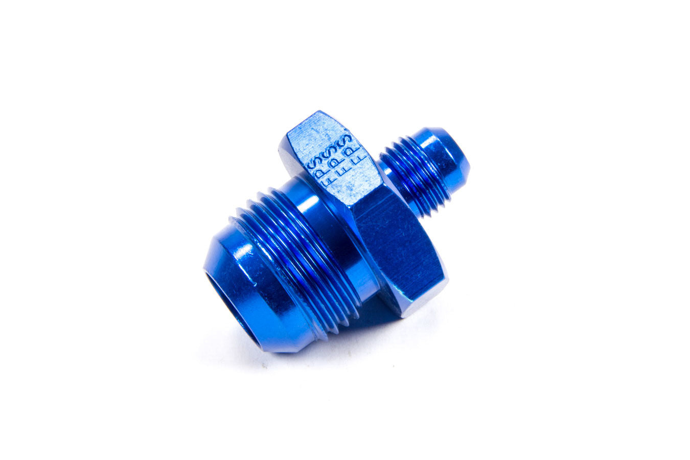 Fitting - Adapter - Straight - 12 AN Male to 6 AN Male - Aluminum - Blue Anodized - Each