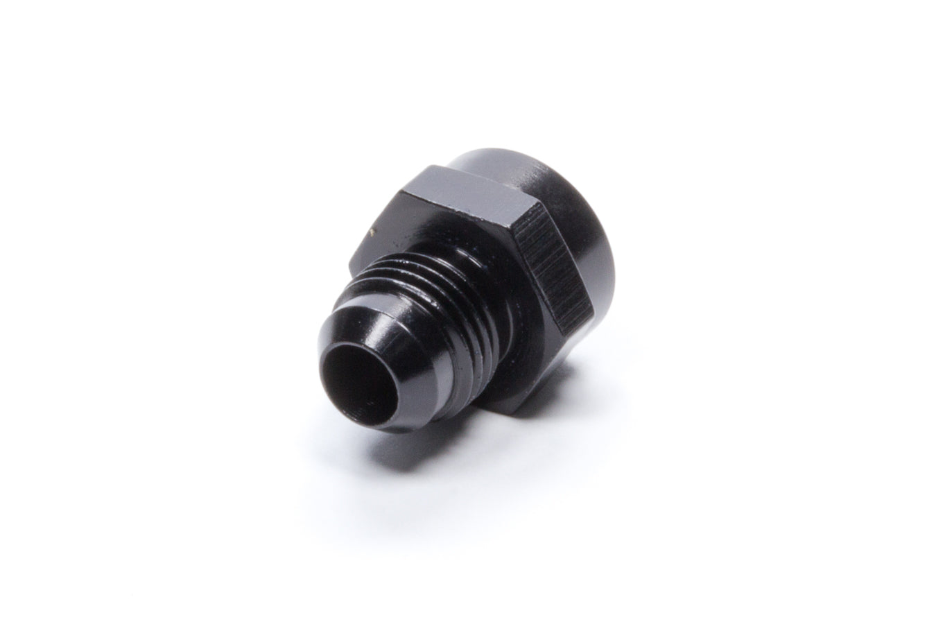 Fitting - Adapter - Straight - 1/2-20 in Inverted Flare Female to 6 AN Male - Aluminum - Black Anodized - Each
