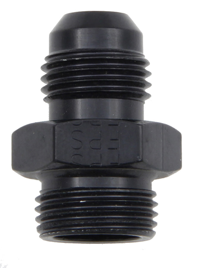 Fitting - Adapter - Straight - 6 AN Male to 5/8-20 in Male - Aluminum - Black Anodized - Each