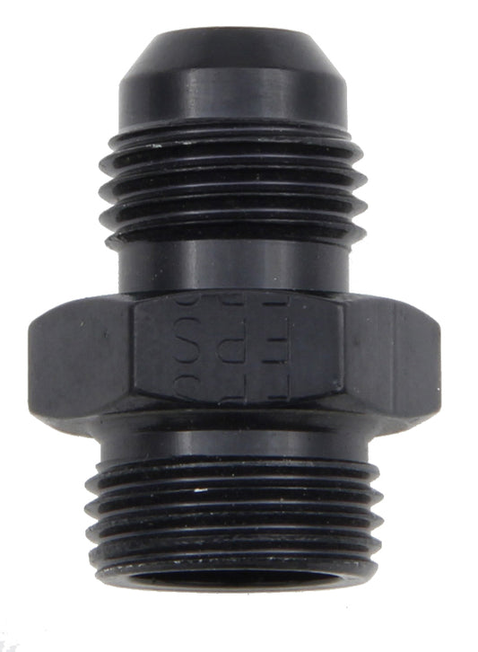 Fitting - Adapter - Straight - 6 AN Male to 5/8-20 in Male - Aluminum - Black Anodized - Each