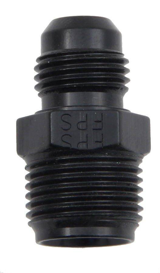 Fitting - Adapter - Straight - 6 AN Male to 5/8-18 in Inverted Flare Male - Aluminum - Black Anodized - Each