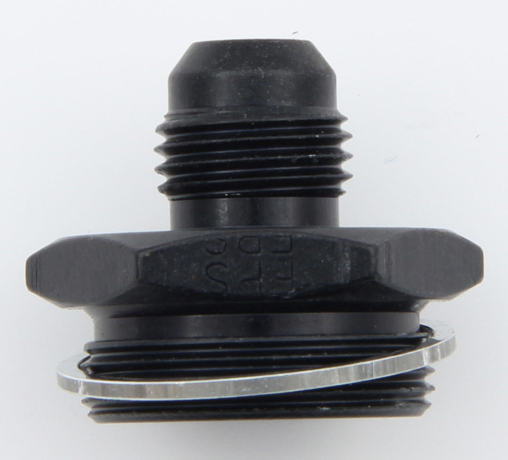 Fitting - Adapter - Straight - 6 AN Male to 1-20 in Male - Aluminum - Black Anodized - Each