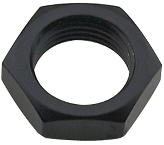 Bulkhead Fitting Nut - 3 AN - Aluminum - Black Anodized - Each