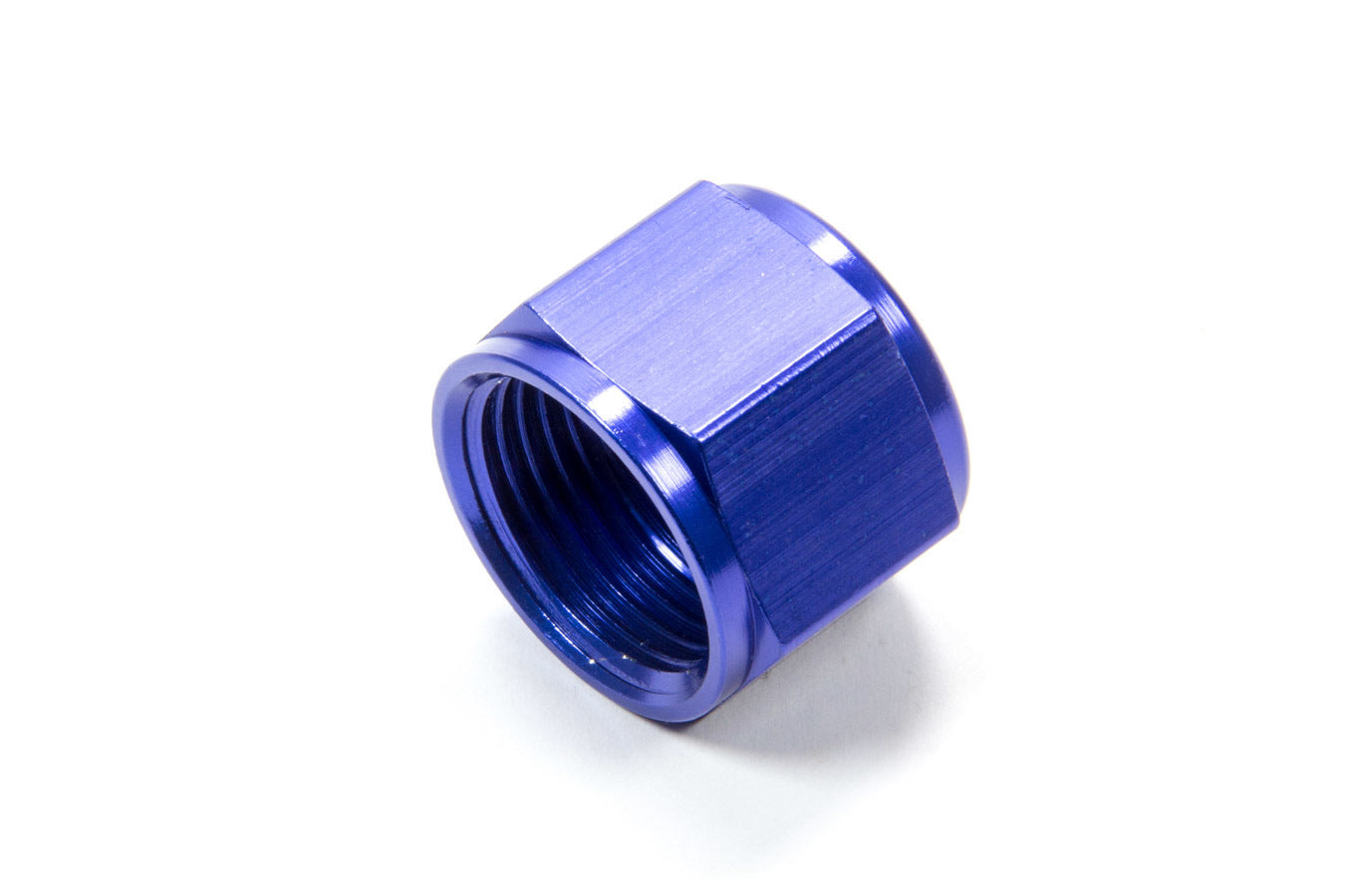 Fitting - Cap - 12 AN - Aluminum - Blue Anodized - Each