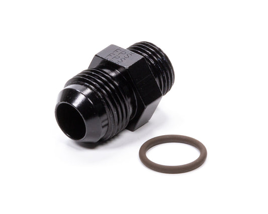 Fitting - Adapter - Straight - 8 AN Male O-Ring to 10 AN Male - Aluminum - Black Anodized - Each