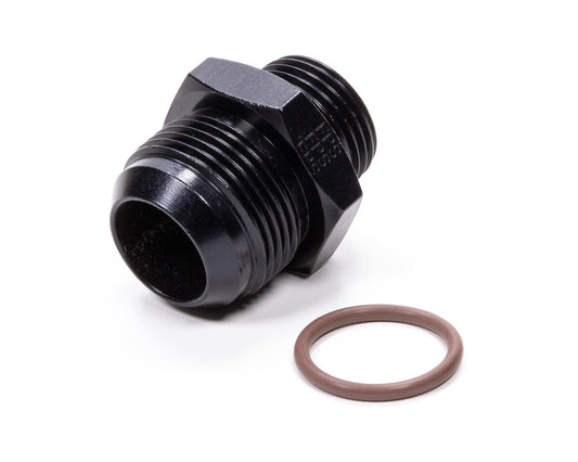 Fitting - Adapter - Straight - 16 AN Male to 12 AN Male O-Ring - Aluminum - Black Anodized - Each