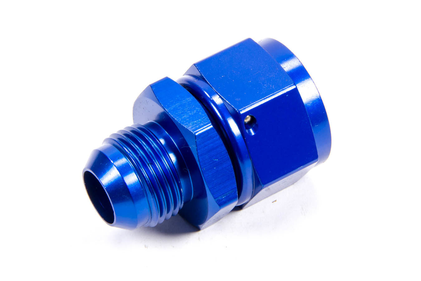 Fitting - Adapter - Straight - 16 AN Female Swivel to 12 AN Male - Aluminum - Blue Anodized - Each