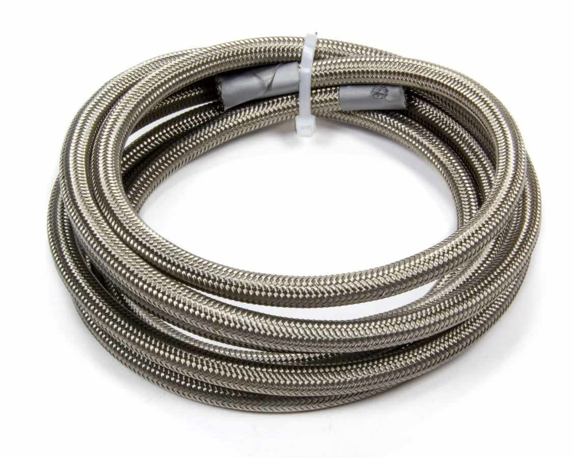 Hose - Series 6000 - 10 AN - 10 ft - Braided Stainless / PTFE - Natural - Each
