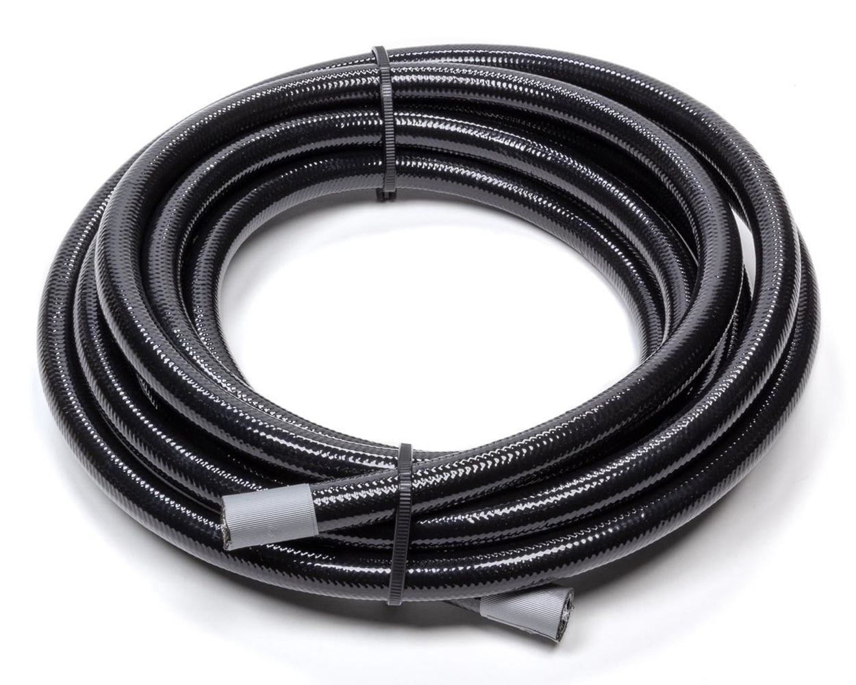 Hose - Series 6000 - 8 AN - 10 ft - Braided Stainless / PTFE - Black - Each