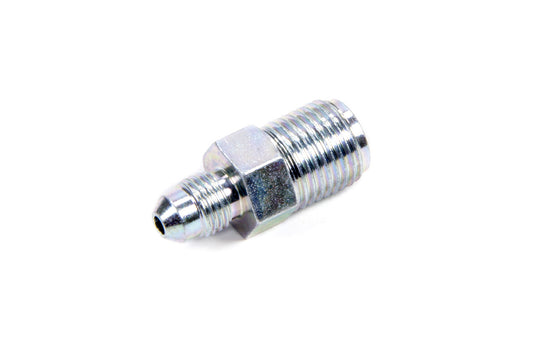 Fitting - Adapter - Straight - 3 AN Male to 9/16-18 in Inverted Flare Male - Steel - Zinc Oxide - 1/4 in Hardline - Each