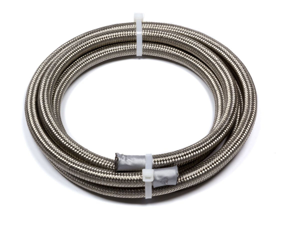 Hose - Series 3000 - 8 AN - 10 ft - Braided Stainless / Rubber - Natural - Each