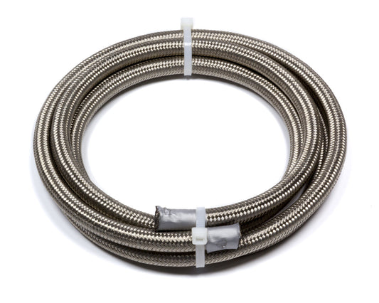 Hose - Series 3000 - 6 AN - 20 ft - Braided Stainless / Rubber - Natural - Each