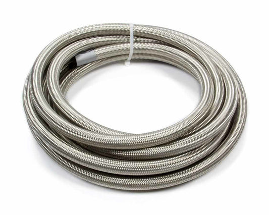 Hose - Series 3000 - 8 AN - 20 ft - Braided Stainless / Rubber - Natural - Each