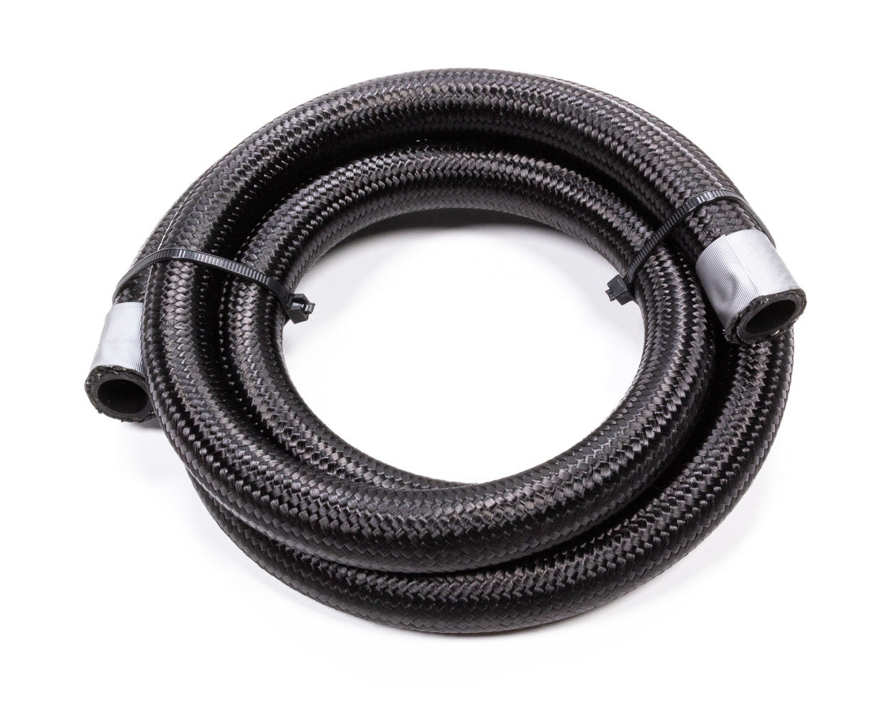 Hose - Premium Race Hose - 8 AN - 6 ft - Braided Nylon / Rubber - Black - Each