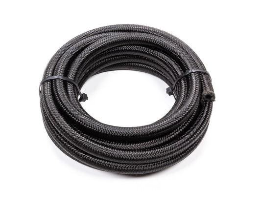 Hose - Premium Race Hose - 6 AN - 15 ft - Braided Nylon / Rubber - Black - Each
