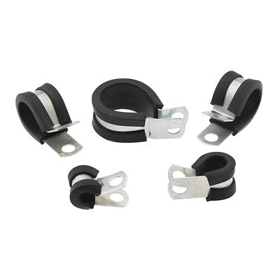 Line Clamp - Adel - 1 in ID - Rubber Lining - Aluminum - Set of 5