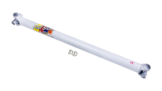 Drive Shaft - 30.5 in Long - 2 in OD - 1310 U-Joints - Chromoly - White Paint - Universal - Each