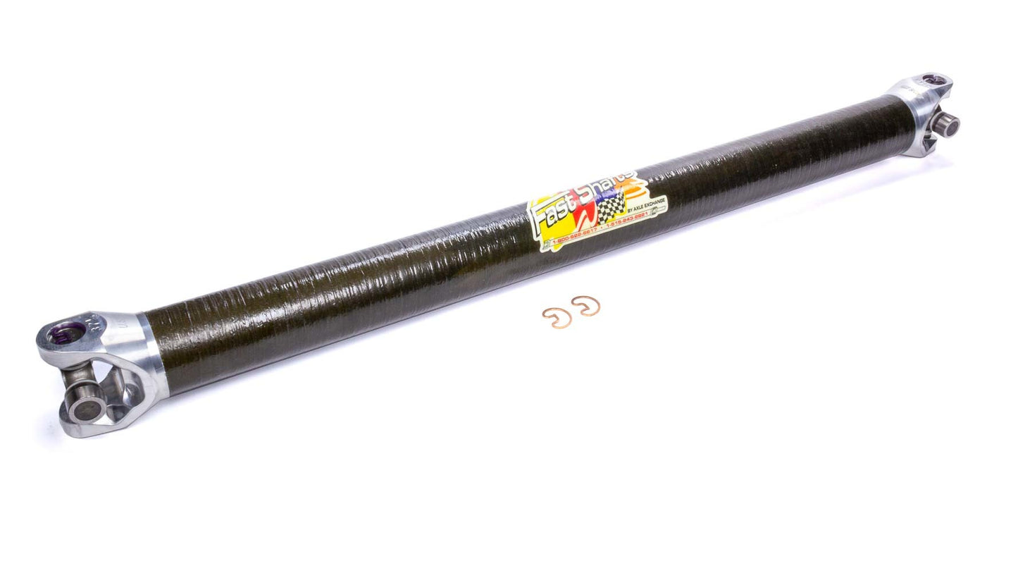 Drive Shaft - 34.5 in Long - 2.75 in OD - 1310 U-Joints - Carbon Fiber - Universal - Each