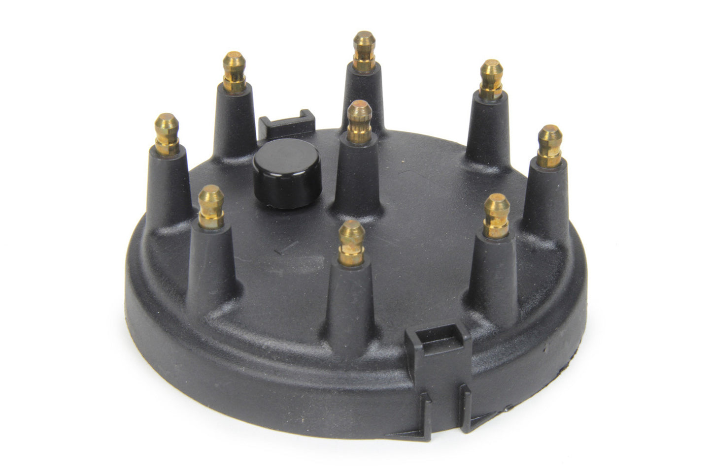 Distributor Cap - HEI Style Terminals - Brass Terminals - Clamp Down - Large Cap - Black - Vented - Crane Billet Series - Various Applications V8 - Each